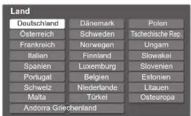 PANASONIC TX-P46Z1E - Wählen Sie Ihr Land aus. - 1