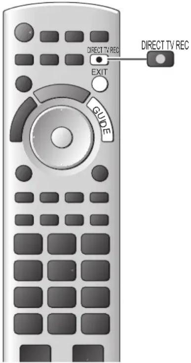 PANASONIC TX-P46Z1E - Direkte TV-Aufzeichnung – Aufzeichnung des laufenden Fernsehprogramms - 1