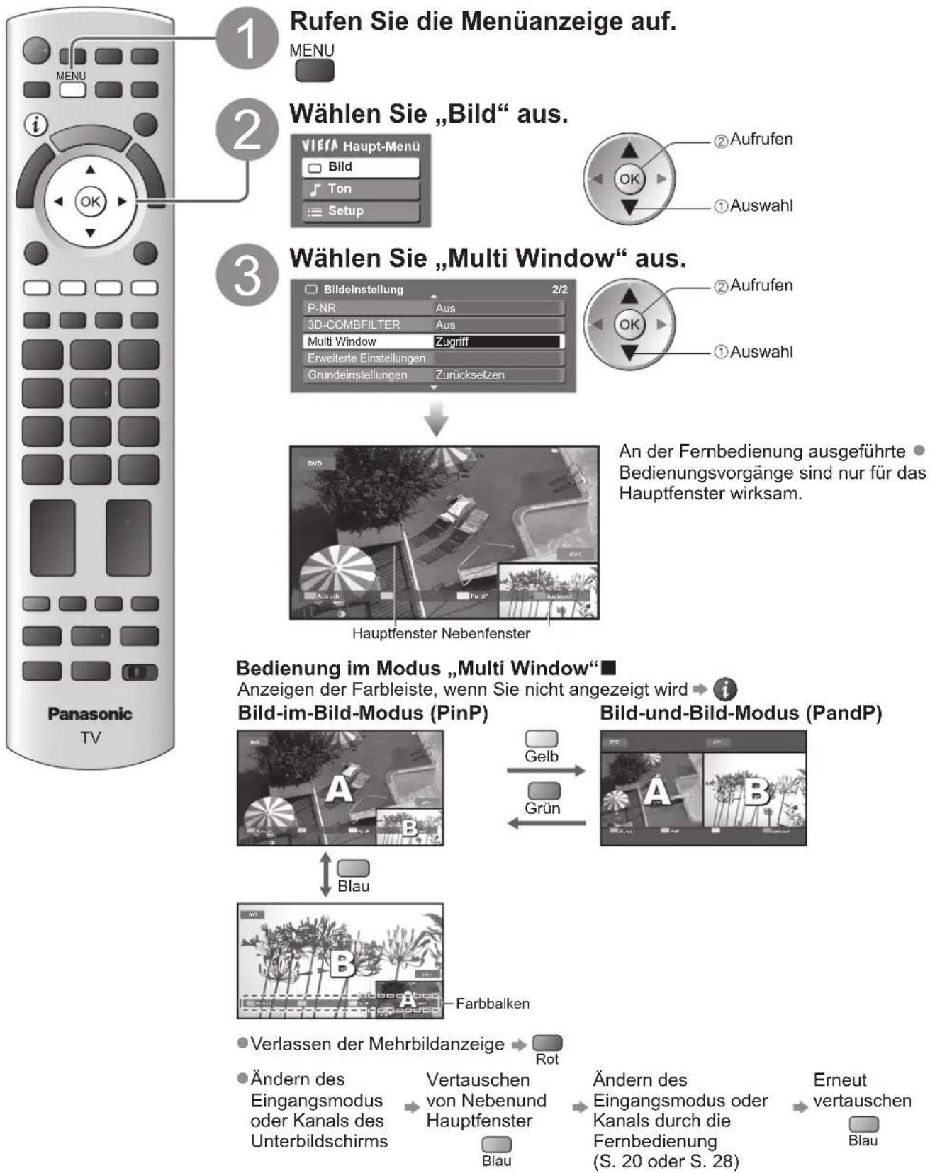 PANASONIC TX-P46Z1E - Multi Window - 1