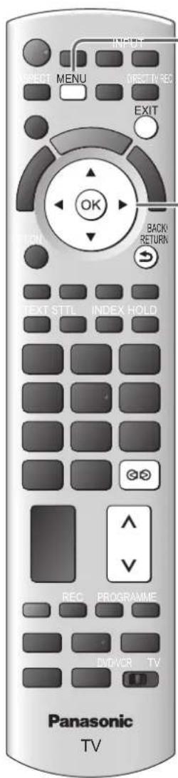 PANASONIC TX-P46Z1E - Gebrauch der Menüfunktionen - 1