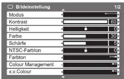 PANASONIC TX-P46Z1E - Nehmen Sie gewünschte Einstellung oder Auswahl vor. - 1