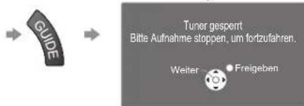 PANASONIC TX-P46S10 - Direkte TV-Aufzeichnung – Aufzeichnung des laufenden Fernsehprogramms Direct TV Rec - 7