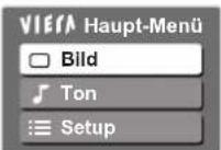 PANASONIC TX-P46S10 - Wählen Sie das gewünschte Menü. - 1