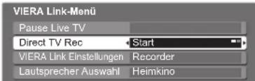 PANASONIC TX-P46G15 - Direkte TV-Aufzeichnung – Aufzeichnung des laufenden Fernsehprogramms Direct TV Rec - 3