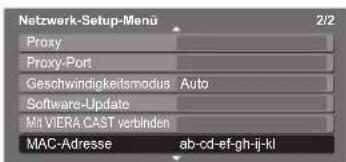 PANASONIC TX-P46G15 - MAC-Adresse - 1