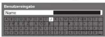 PANASONIC TX-P46G15 - ■Eingeben von Zeichen über die eingeblendete Tastatur - 1
