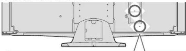 PANASONIC TX-P46Z11 - Gebrauch der Kabelklemmen - 1