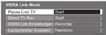 PANASONIC TX-P46Z11 - Wählen Sie „Pause Live TV“, und pausieren Sie das Programm. - 1
