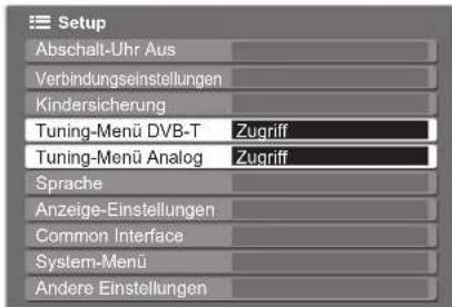 PANASONIC TX-P46Z11 - DVB-T-Programme oder analoge Programme - 4