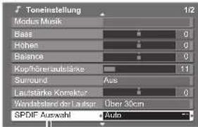 PANASONIC TX-P46Z11 - Toneinstellungen - 10