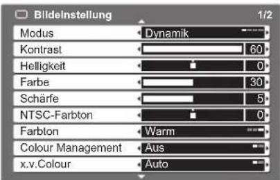 PANASONIC TX-P42U10E - Nehmen Sie gewünschte Einstellung oder Auswahl vor. - 1