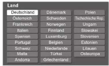 PANASONIC TX-P42U10E - Wählen Sie Ihr Land aus. - 1