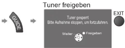 PANASONIC TX-P42U10E - ■Beenden der Aufzeichnung - 1