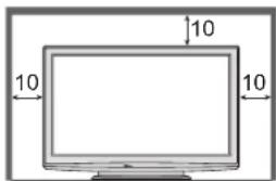 PANASONIC TX-P42S20 - Für einen zur Wärmeabfuhr ausreichenden Freiraum im Umfeld des Gerätes sorgen - 1