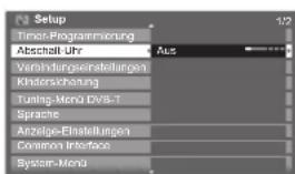 PANASONIC TX-P42S20 - Automatisches Umschalten des Fernsehers in den Bereitschaftsmodus nach Verstreichen einer festgelegten Zeitdauer - 6