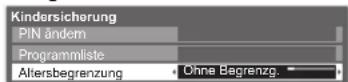 PANASONIC TX-P42S20 - ■Einstellen der Altersbegrenzung - 1