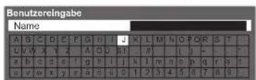 PANASONIC TX-P42S20 - ■Eingeben von Zeichen über die eingeblendete Tastatur - 1