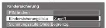 PANASONIC TX-P42S10ES - Sperren von Programmplätzen Kindersicherung - 3