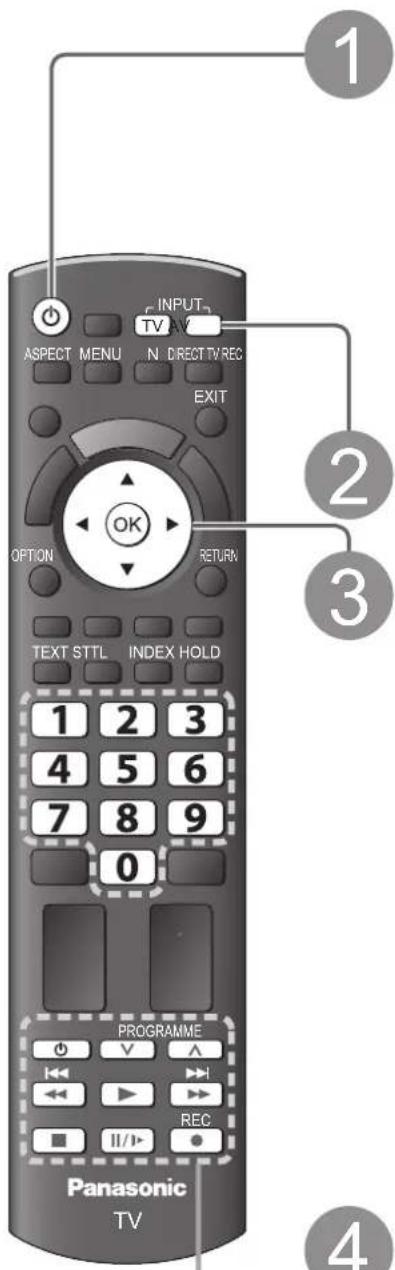 PANASONIC TX-P42S10ES - Betrachten von externen Eingangssignalen - 1