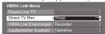 PANASONIC TX-P42S11 - Direkte TV-Aufzeichnung – Aufzeichnung des laufenden Fernsehprogramms Direct TV Rec - 5