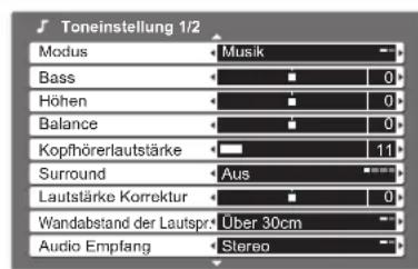 PANASONIC TX-P42GA11 - VIERA Haupt-Menü - 6