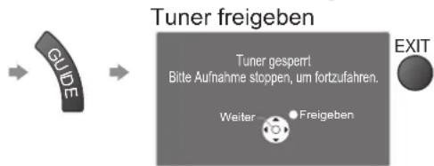 PANASONIC TX-P42GA11 - ■ Beenden der Aufzeichnung - 1