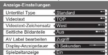PANASONIC TX-P42GA11 - VIERA Haupt-Menü - 14