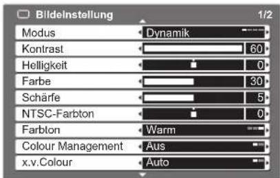 PANASONIC TX-P42GA11 - Nehmen Sie gewünschte Einstellung oder Auswahl vor. - 1