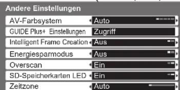 PANASONIC TX-P42GA11 - VIERA Haupt-Menü - 16