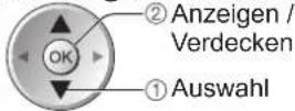 PANASONIC TX-P42GA11 - Überspringen unerwünschter DVB-Sender, Bearbeiten von DVB-Sendern Senderliste - 2