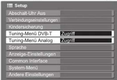PANASONIC TX-P42GA11 - DVB-T-Programme oder analoge Programme - 3