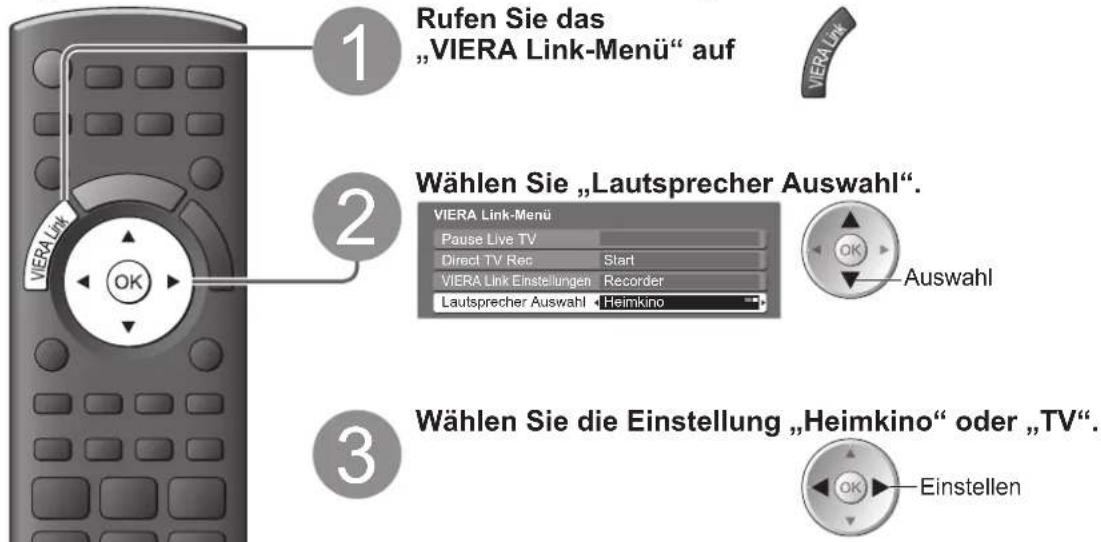 PANASONIC TX-P42GA11 - Zugriff auf und Steuerung der Lautstärke der Lautsprecher - 1