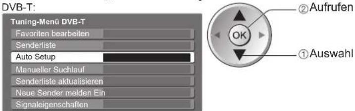 PANASONIC TX-P42GA11 - DVB-T-Programme oder analoge Programme - 5
