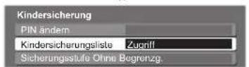 PANASONIC TX-P42GA11 - Sperren von Programmplätzen Kindersicherung - 3