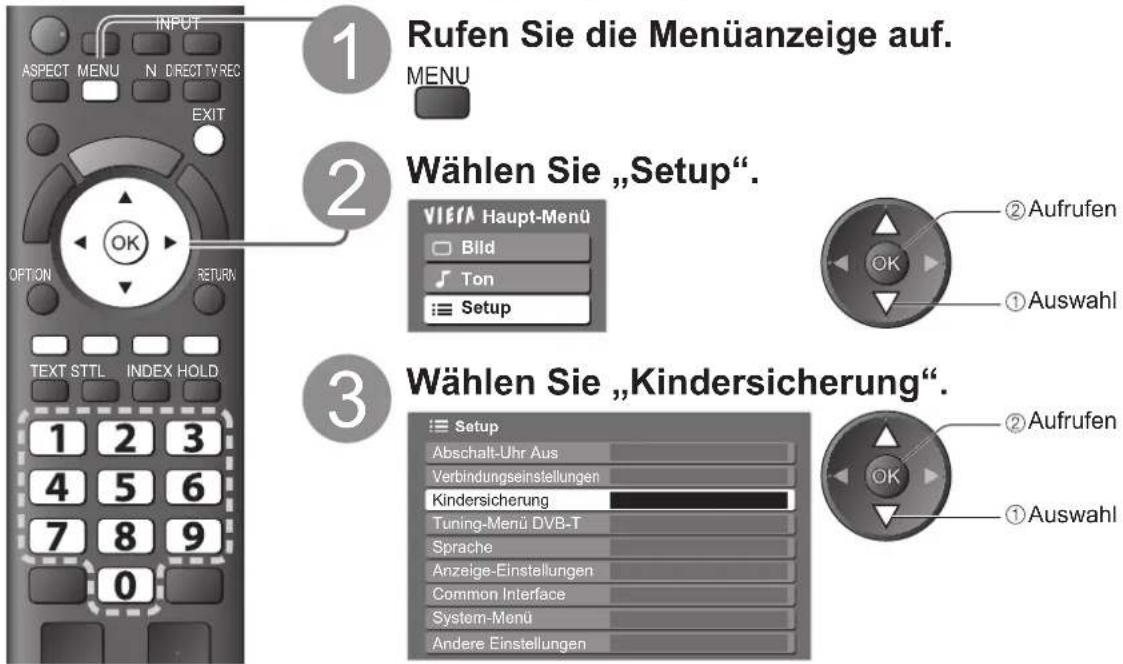 PANASONIC TX-P42C10E - Kindersicherung - 1
