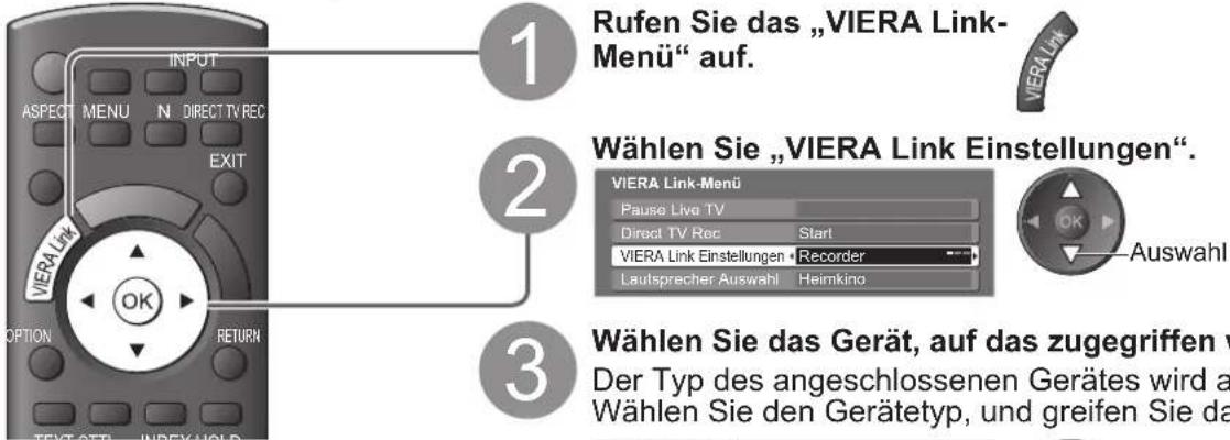PANASONIC TX-P42C10E - Zugriff und Bedienung des Gerätemenüs - 1
