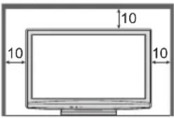 PANASONIC TX-P42C10ES - Umfeld des Gerätes sorgen - 1