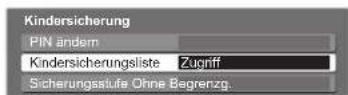 PANASONIC TX-P42C10ES - Sperren von Programmplätzen Kindersicherung - 3