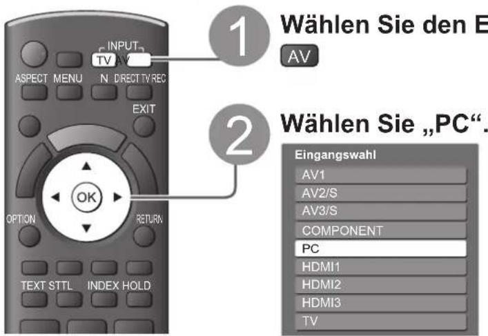 PANASONIC TX-P37X10Y - Anzeigen von PC-Bildern auf dem Fernsehschirm - 1