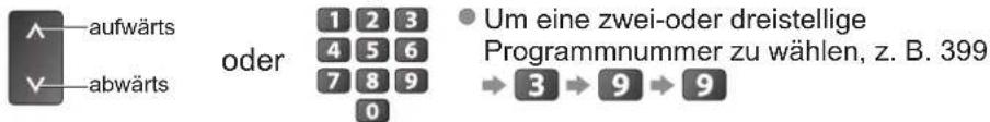 PANASONIC TX-P37X10Y - Wählen Sie ein Programm. - 1