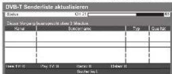 PANASONIC TX-P37X10Y - DVB-Sender automatisch aktualisieren Senderliste aktualisieren - 1