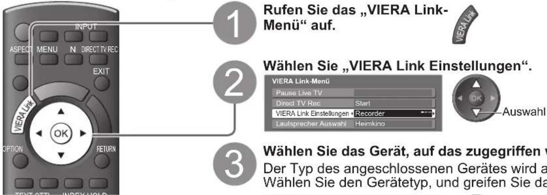PANASONIC TX-P37X10Y - Zugriff auf und Bedienung des Gerätemenüs - 1