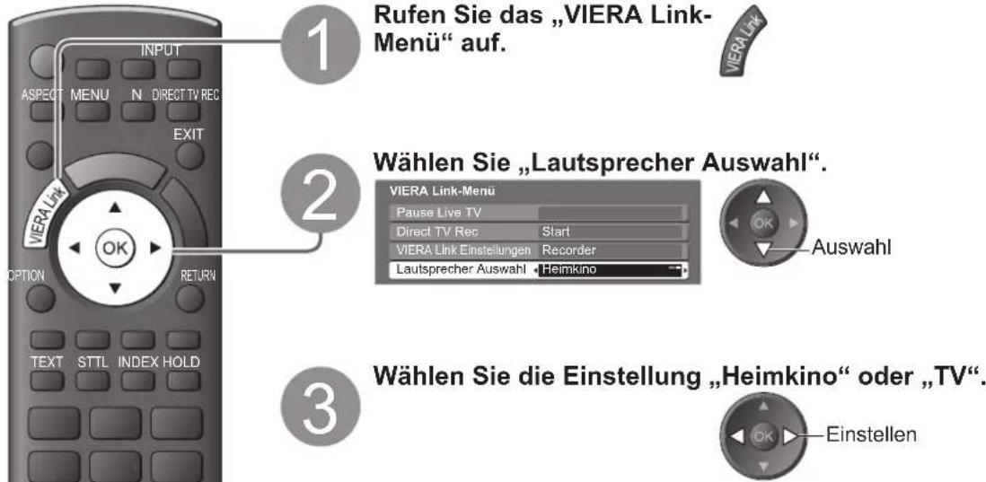 PANASONIC TX-P37X10Y - Zugriff auf und Steuerung der Lautstärke der Lautsprecher - 1