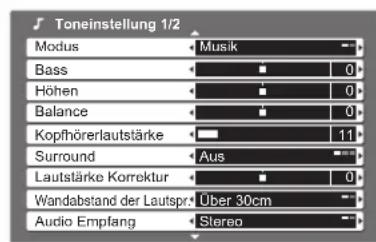 PANASONIC TX-P37X10Y - VIERA Haupt-Menü - 6
