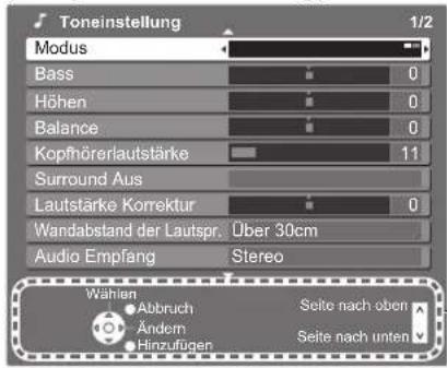 PANASONIC TX-P37X10Y - ■ Bildschirm-Hilfe – Anleitungsfeld - 1