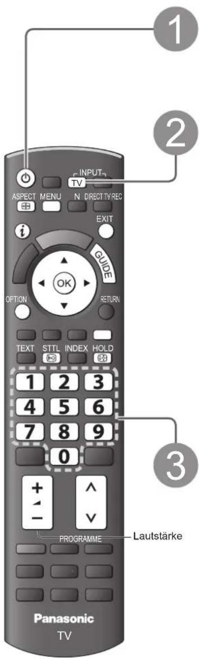 PANASONIC TX-P37X10Y - Betrachten von Fernsehprogrammen - 1