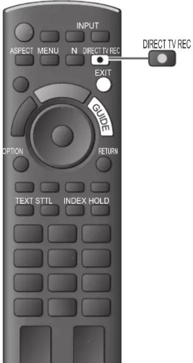 PANASONIC TX-P37X10Y - Direkte TV-Aufzeichnung – Aufzeichnung des laufenden Fernsehprogramms - 1