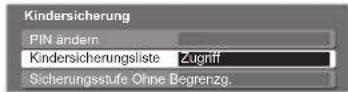PANASONIC TX-P37X10Y - Sperren von Programmplätzen Kindersicherung - 3