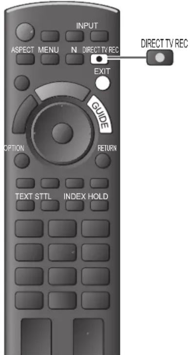 PANASONIC TX-P37C10ES - Direkte TV-Aufzeichnung – Aufzeichnung des laufenden Fernsehprogramms - 1