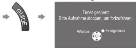 PANASONIC TX-P37C10ES - Direkte TV-Aufzeichnung – Aufzeichnung des laufenden Fernsehprogramms Direct TV Rec - 7